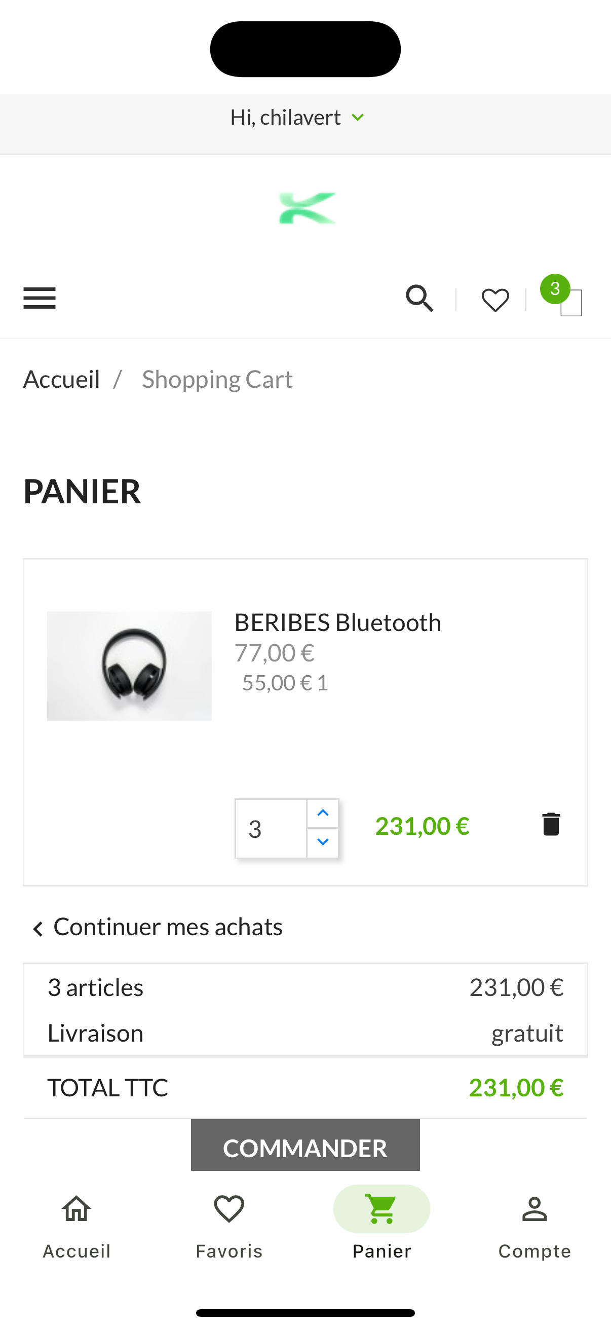Benin Digital marketplace app screen 5